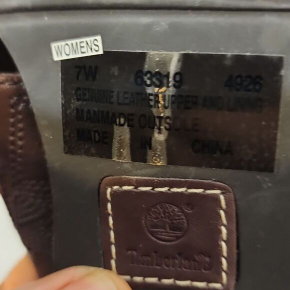 Timberland slip on block heel sandals size 7w - Picture 7 of 7